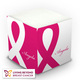 Pink Ribbon Sticky Memo Cube Image 2 of 2